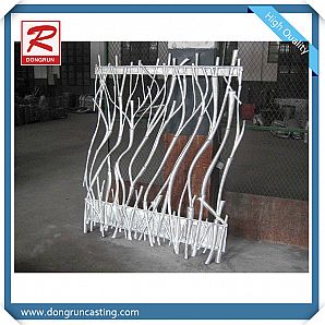 Panneaux de clôture en aluminium moulé